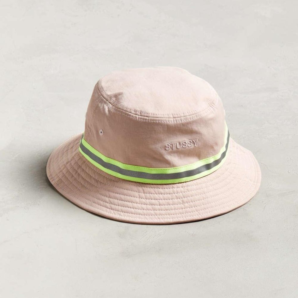 STUSSY Reflective Bucket Hat Pink
